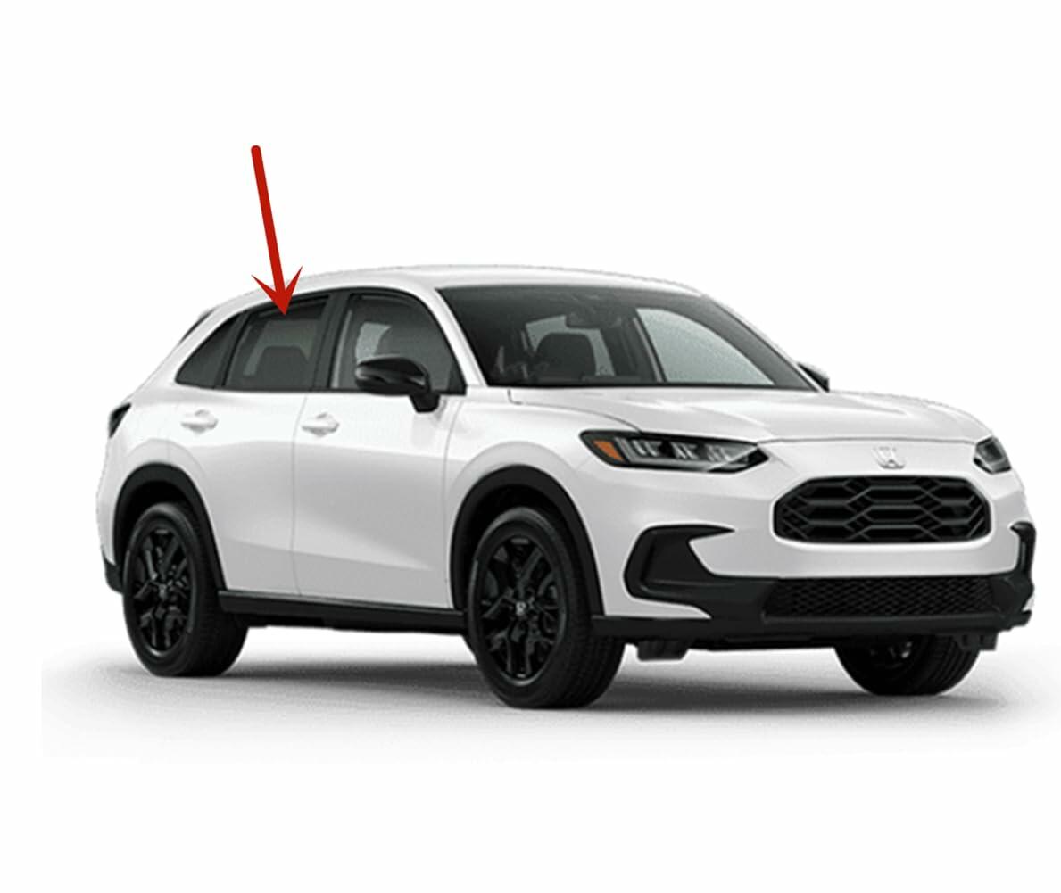 Passenger Right Side Rear Door Window Door Glass Compatible with Honda HR-V 2023-2026 Models