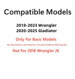 Laminated Front Windshield Window Glass Compatible with Jeep Wrangler 2018-2023 / Gladiator 2020-2025 Base Models (No Features)