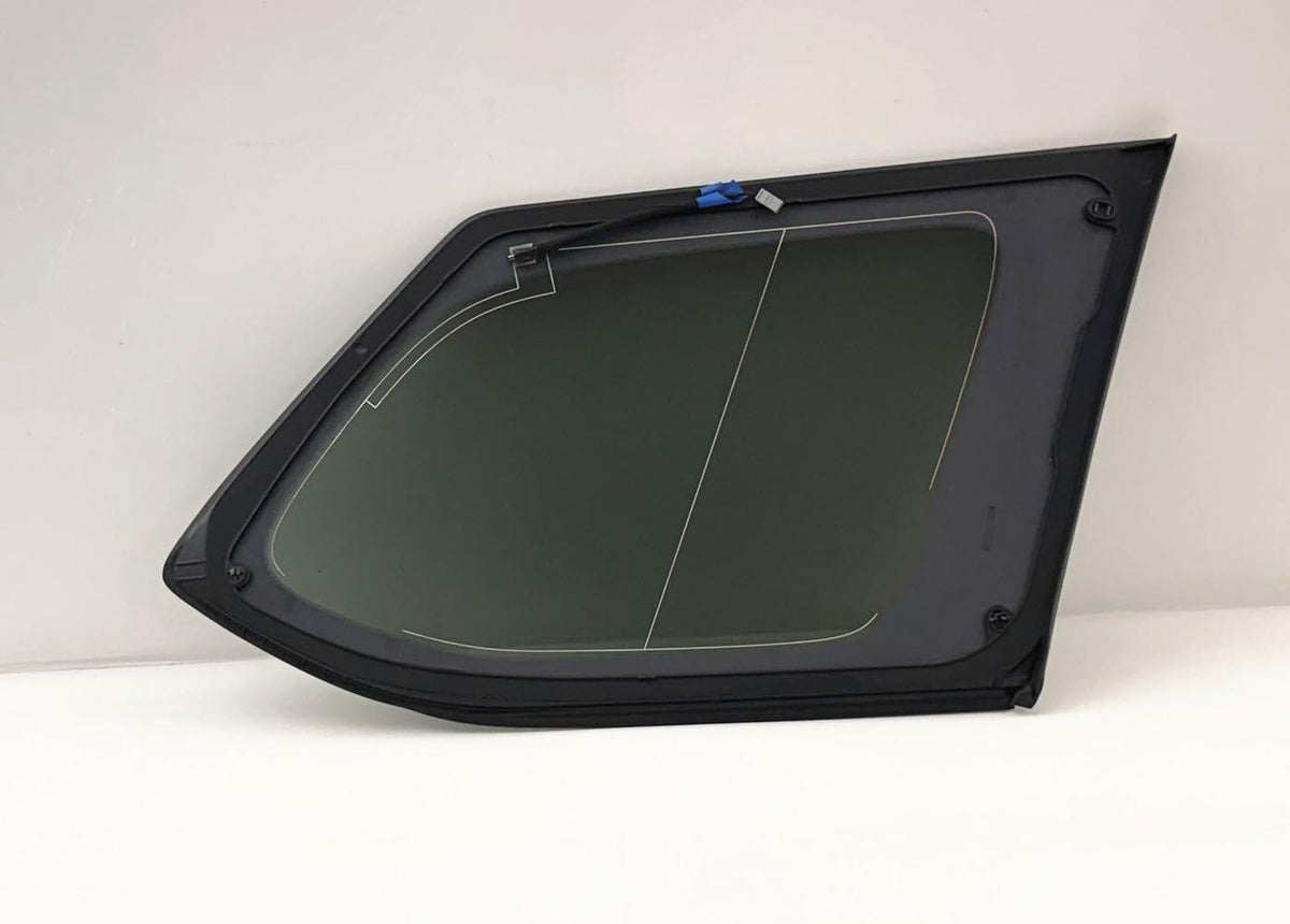 Chrome Style Driver Left Side Quarter Window Quarter Glass Compatible with Toyota Grand Highlander 2024-2026 Models