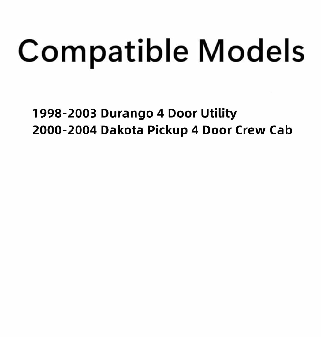 Passenger Right Side Front Door Window Door Glass Compatible with Dodge Durango 1998-2003 Models/Dodge Dakota Pickup 2000-2004 4 Door Models
