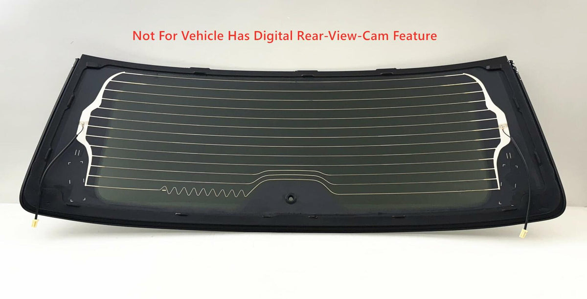 Chrome Trim Heated Rear Back Tailgate Liftgate Window Glass Compatible with Jeep Wagoneer / Wagoneer L / Grand Wagoneer / Grand Wagoneer L 2022-2026 Models