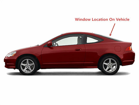 Heated Rear Back Window Back Glass Compatible with Acura RSX 2002-2006 Models