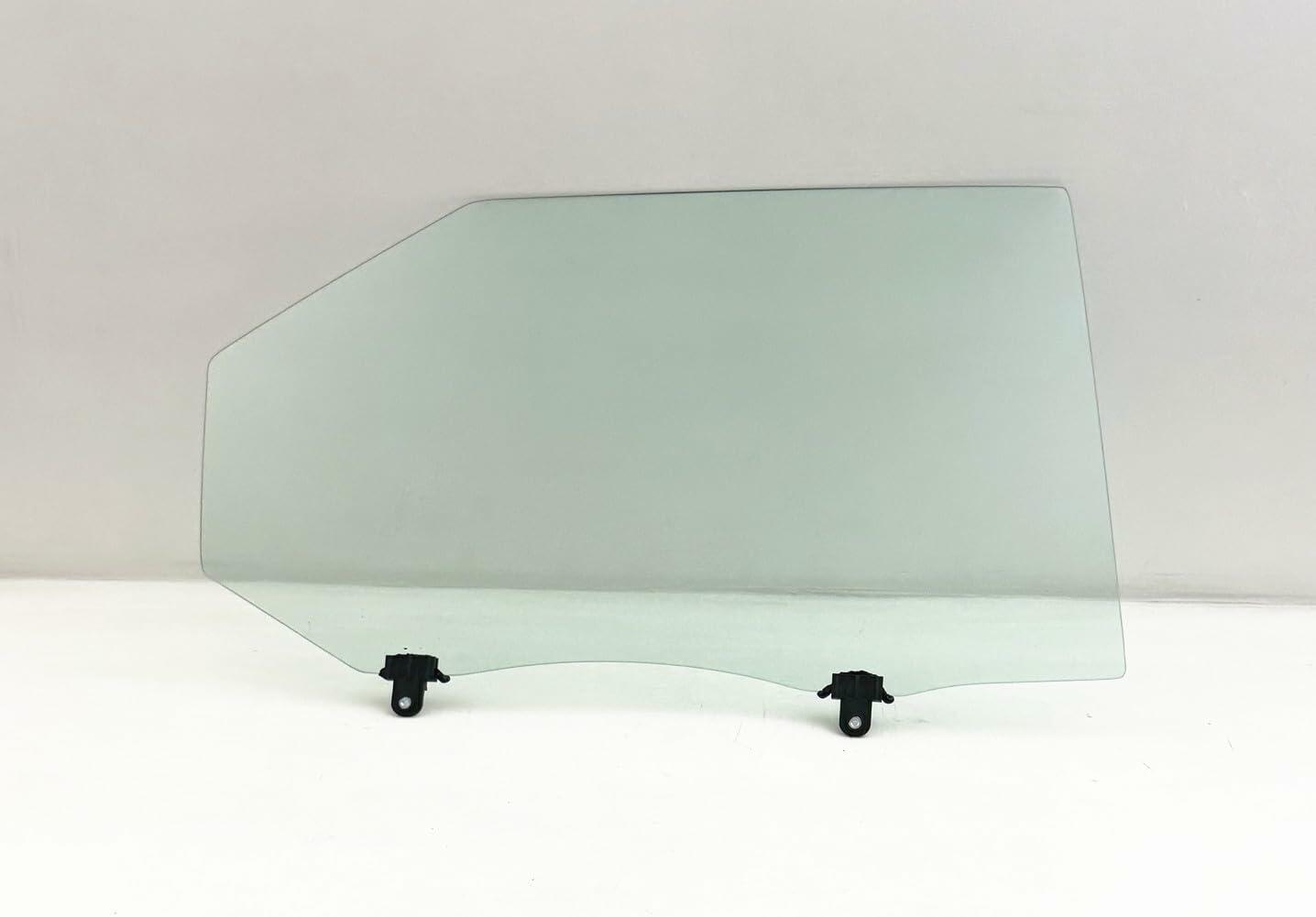 With Clips Style Passenger Right Side Rear Door Window Door Glass Compatible with Kia Forte 4-Door Hatchback 2011-2013 Models