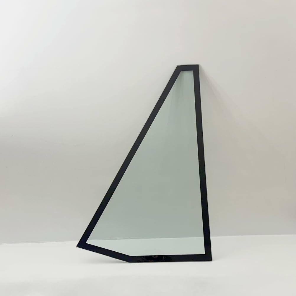 Tempered Driver Left Side Outer Windshield Window Glass ( Top Lens 3.8 " , Bottom Lens 21" ) Compatible with Utilimaster Aeromaster 2000-2012 / Workhorse FasTrack Step Van 2006-2012 Models