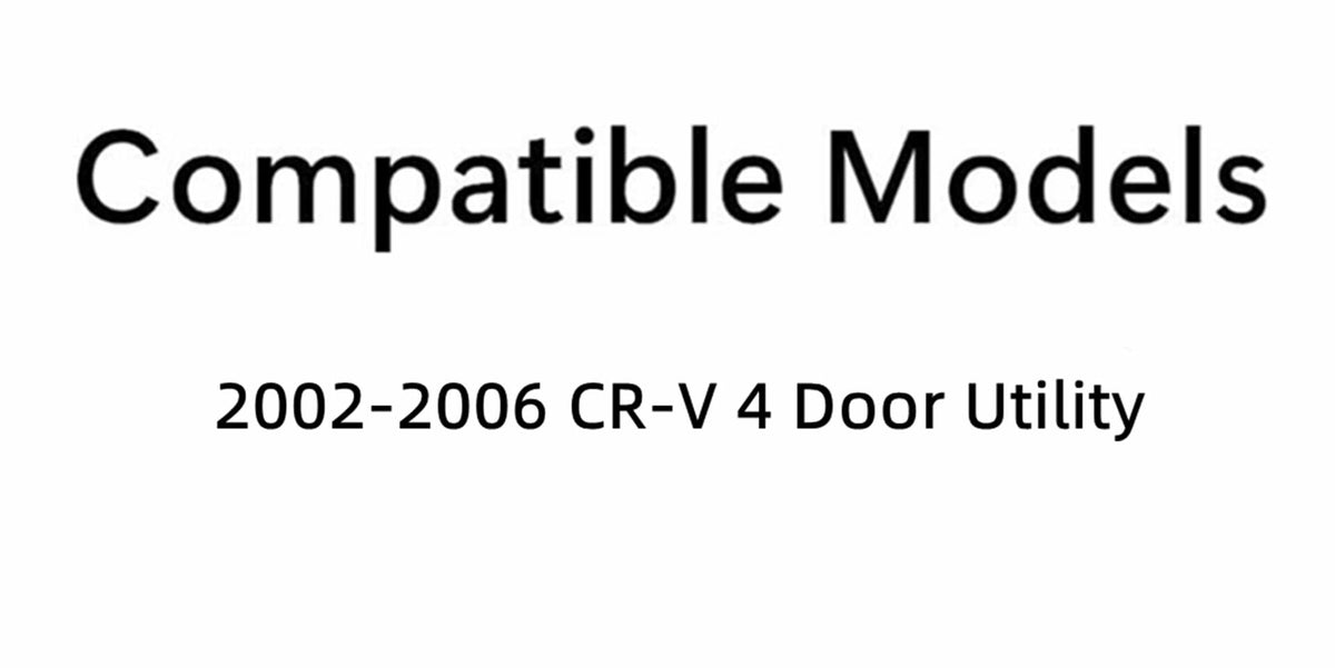 Clear Tempered Passenger Right Side Rear Quarter Window Quarter Glass Compatible with Honda CR-V 2002-2006 Models