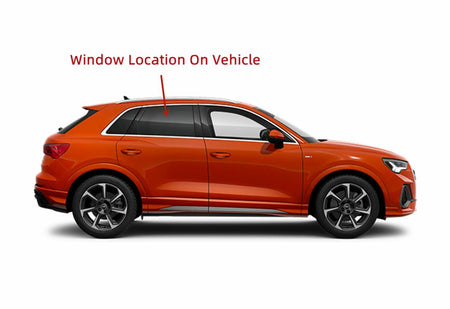 Tempered Privacy Passenger Right Side Rear Door Window Door Glass Compatible with Audi Q3 2019-2025 Models