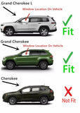 4MM Laminated Driver Left Side Front Door Window Door Glass Compatible with Jeep Grand Cherokee 2022-2026 / Grand Cherokee L 2021-2026 Models