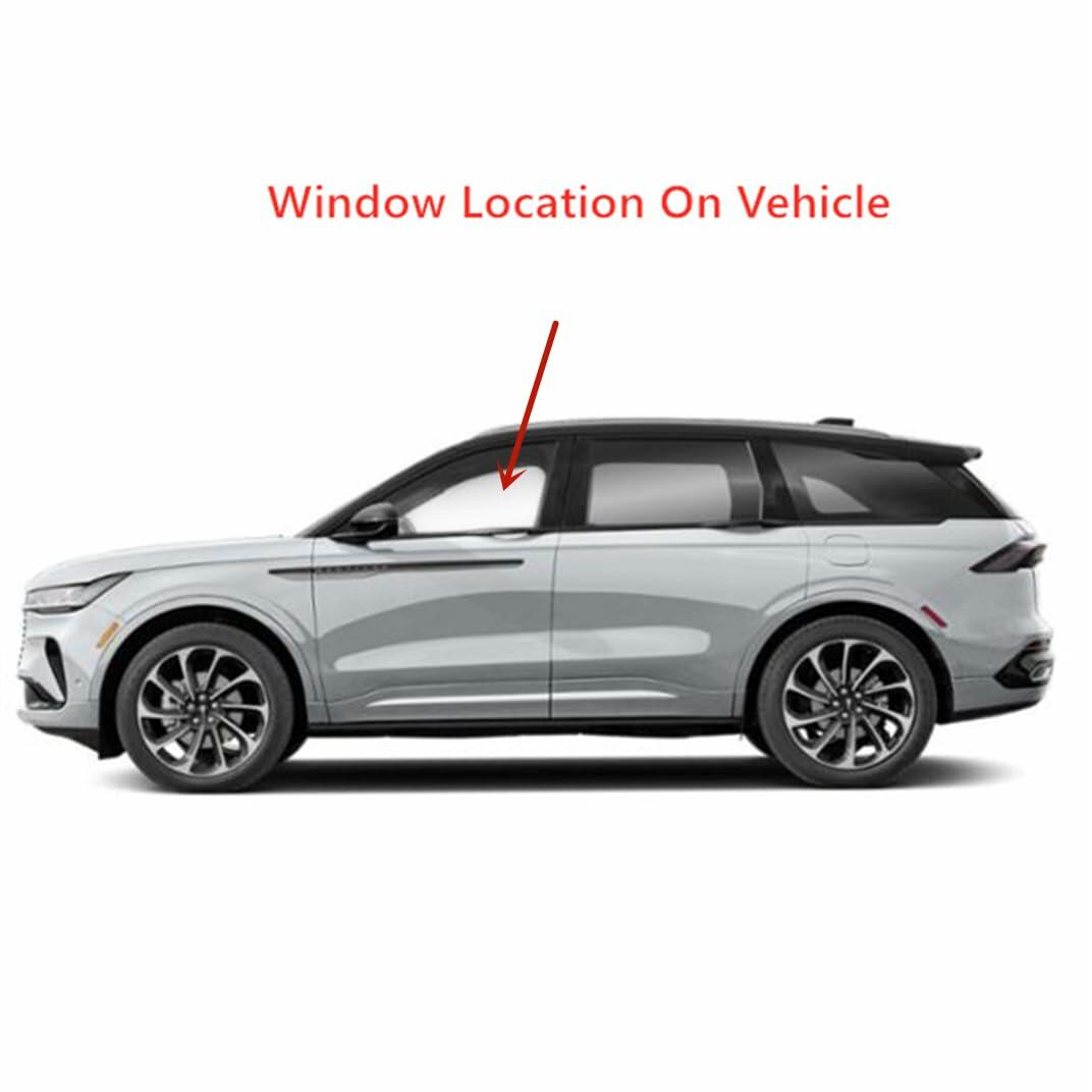 Laminated Driver Left Side Front Door Window Door Glass Compatible with Lincoln Nautilus 2024-2026 Models