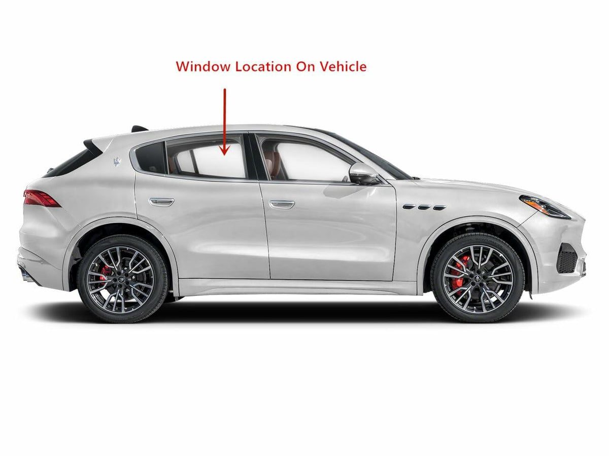 Laminated Passenger Right Side Rear Door Window Door Glass Compatible with Maserati Grecale 2023-2024 Models