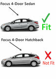 Heated Back Window Back Glass Compatible with Ford Focus 4 Door Sedan 2012-2018 Model