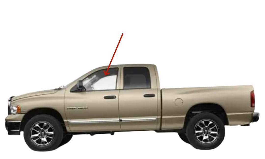 Laminated Driver Left Side Front Door Window Door Glass Compatible with Dodge Ram 1500/2500/3500/4500/5500 4 Door Crew/Extended Crew/Mega Cab Pickup 2006-2007 Models