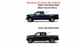 OE Heated Power Slider Back Window Glass Back Slider Compatible with Ford F250/F350/F450/F550/F650/F750 Pickup 2011-2016 Models
