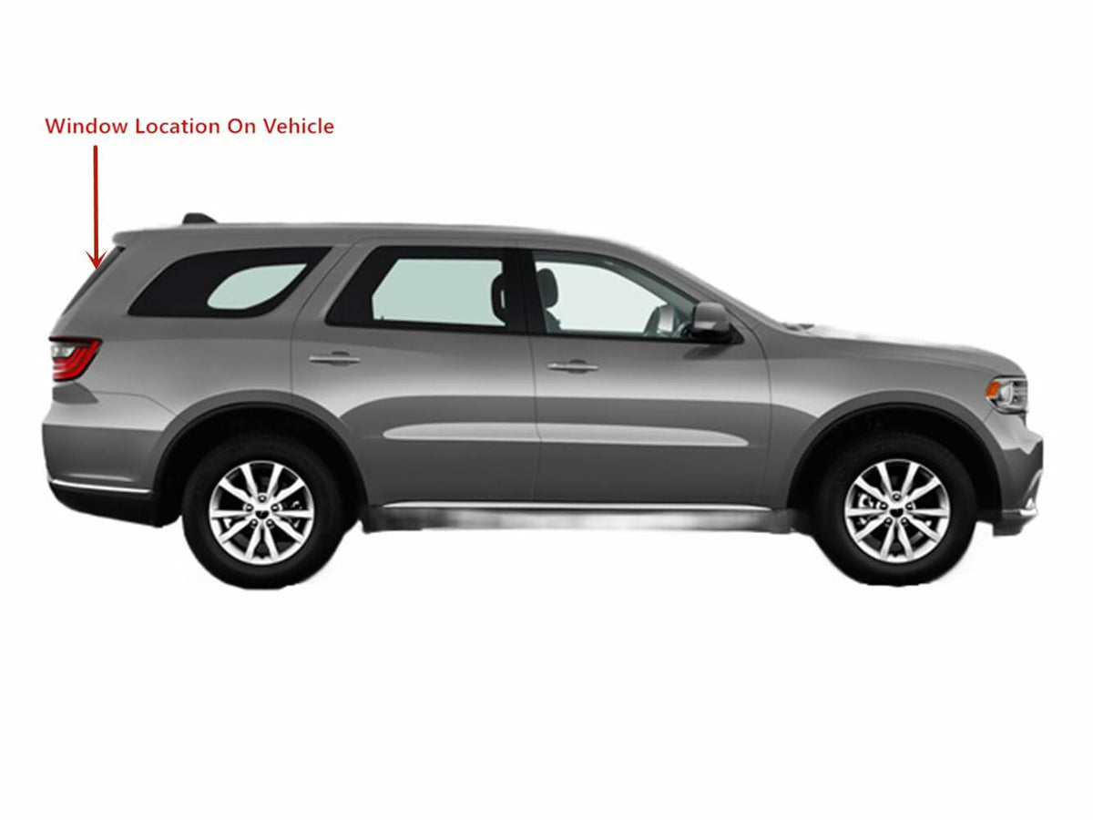 Heated Back Tailgate Window Back Glass Compatible with Dodge Durango 2011-2026 Models