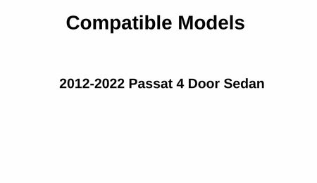 Heated Tempered Rear Back Window Back Glass Compatible with Volkswagen Passat 2012-2022 Models