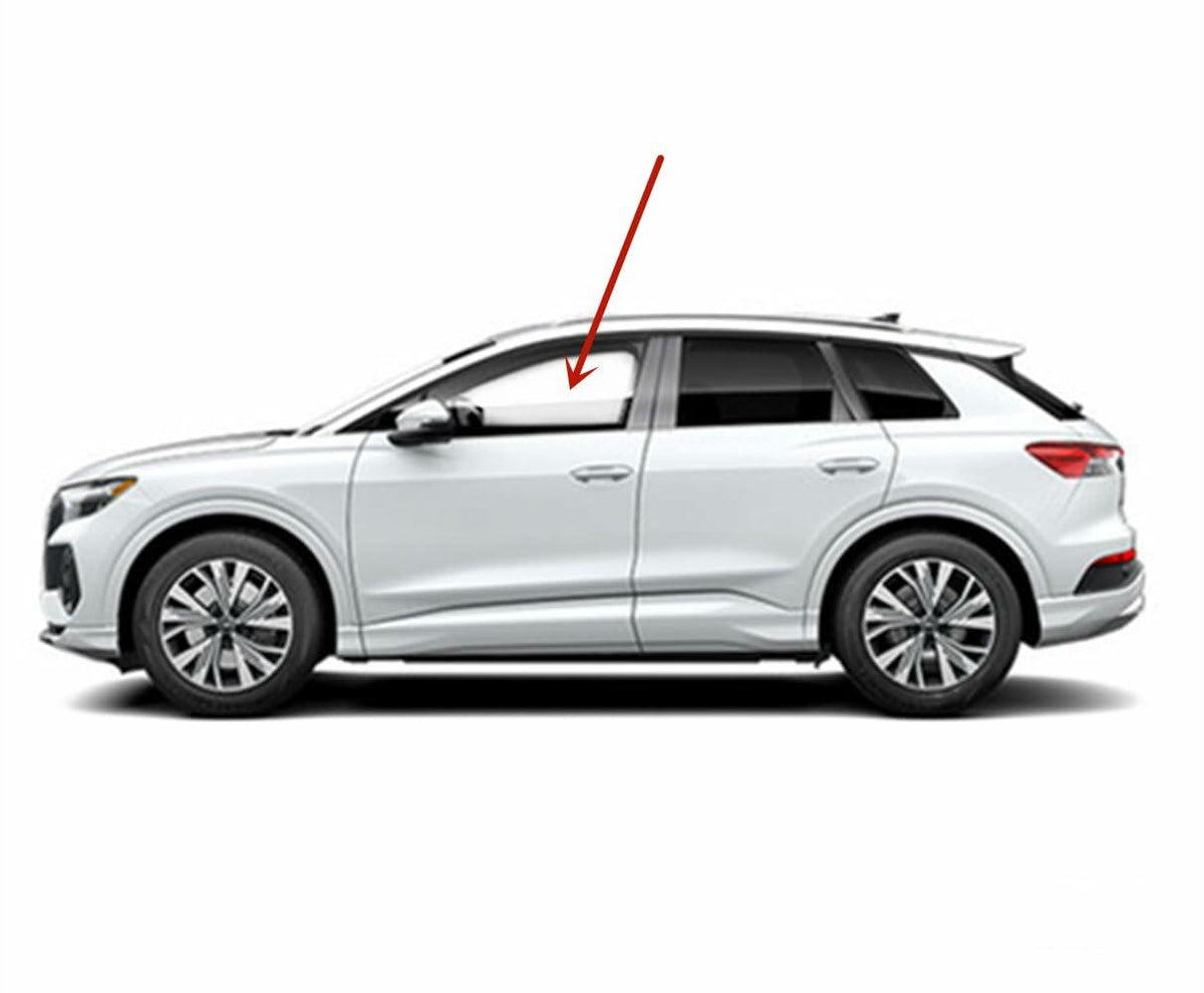 Tempered Driver Left Side Front Door Window Door Glass Compatible with Audi Q4 E-TRON / Volkswagen ID.4 2021-2026 Models