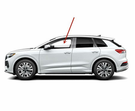 Tempered Driver Left Side Front Door Window Door Glass Compatible with Audi Q4 E-TRON / Volkswagen ID.4 2021-2026 Models