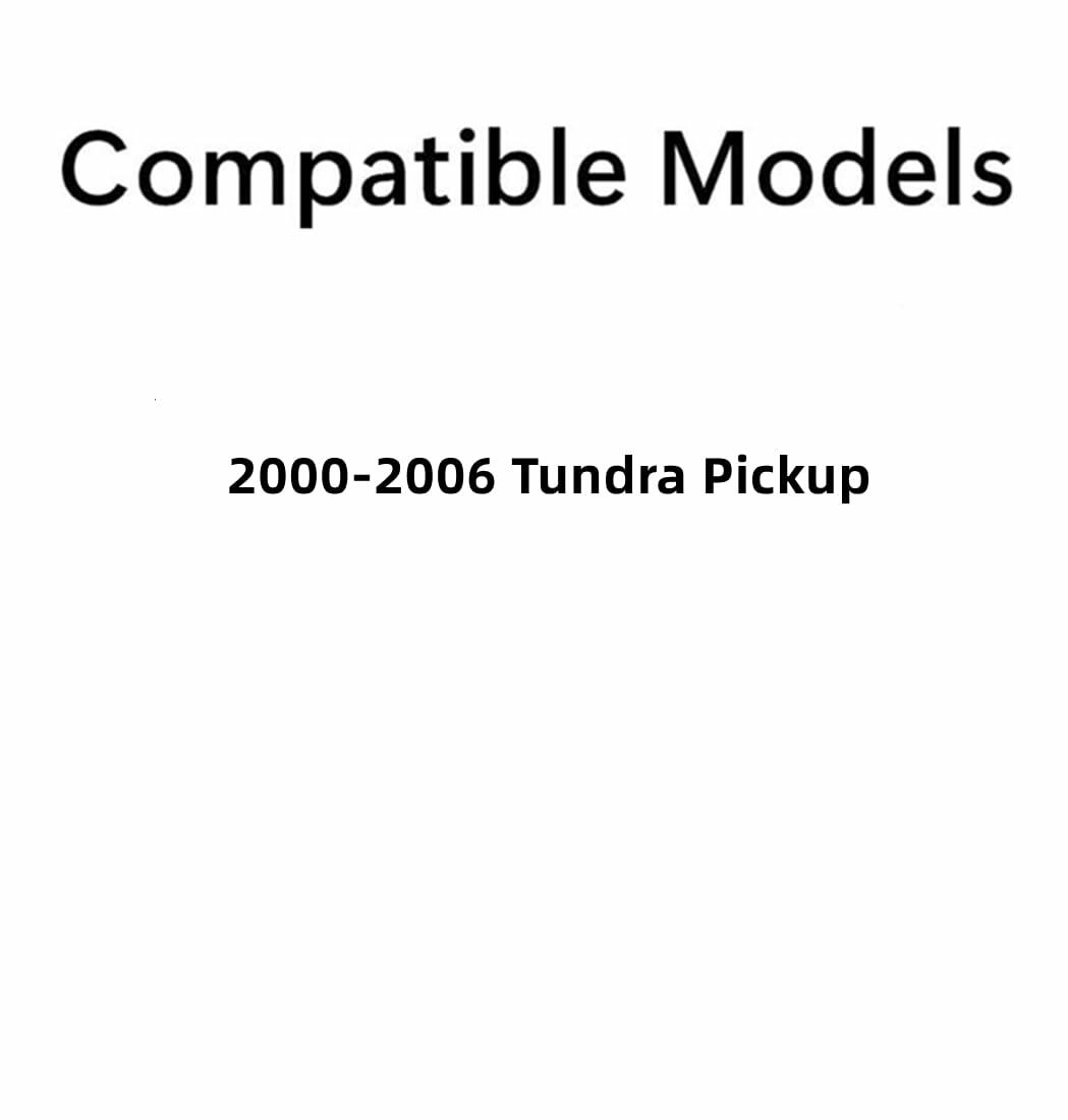 Clear Rear Manual Slider Window Back Glass Compatible with Toyota Tundra Pickup 2000-2006 Models