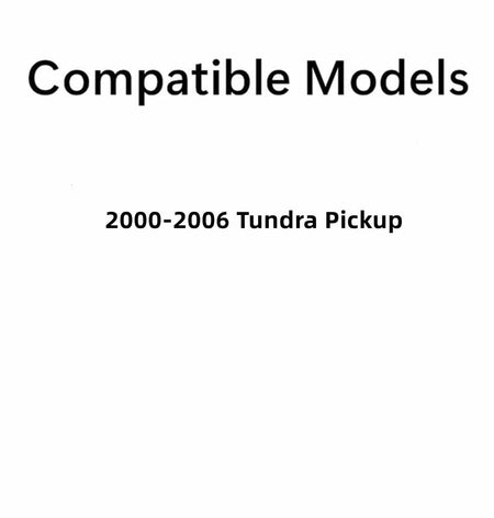 Clear Rear Manual Slider Window Back Glass Compatible with Toyota Tundra Pickup 2000-2006 Models