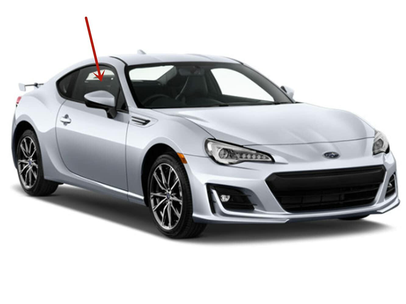 Passenger Right Side Door Window Door Glass Compatible with Subaru BRZ 2013-2021 / Scion FR-S 2013-2016 / Toyota 86 2017-2020 2-Door Coupe Models