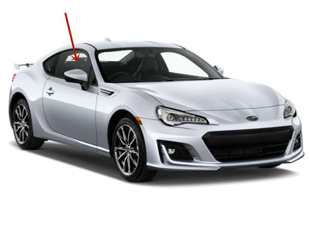 Passenger Right Side Door Window Door Glass Compatible with Subaru BRZ 2013-2021 / Scion FR-S 2013-2016 / Toyota 86 2017-2020 2-Door Coupe Models