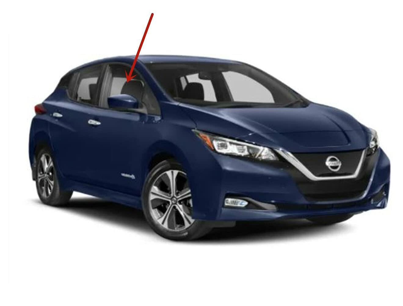Passenger Right Side Front Door Window Door Glass Compatible with Nissan Leaf 4 Door Hatchback 2018-2025 Models