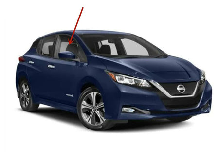 Passenger Right Side Front Door Window Door Glass Compatible with Nissan Leaf 4 Door Hatchback 2018-2025 Models