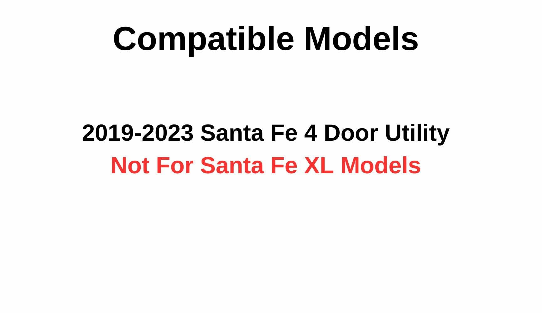 Tempered Passenger Right Side Front Door Window Door Glass Compatible with Hyundai Santa Fe 2019-2023 Models