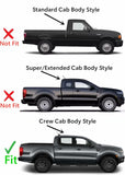 Clear Tempered Passenger Right Side Rear Door Window Glass Compatible with Ford Ranger Pickup 4-Door Crew Cab 2019-2023 Models