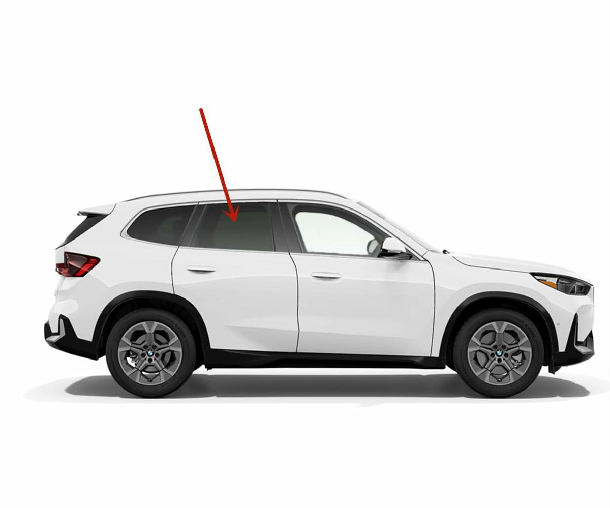 Tempered Privacy Passenger Right Side Rear Door Window Door Glass Compatible With BMW X1 2023-2025 Models