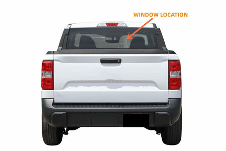 Power Style Back Slider Window Back Glass Compatible with Ford Maverick 2022-2026 Models
