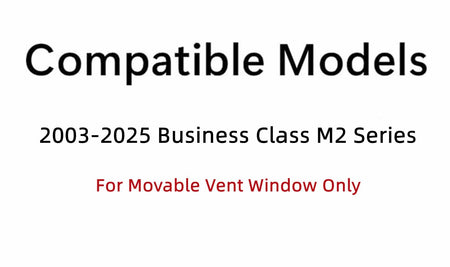 Movable Driver Left Side Front Vent Window Vent Glass Compatible With Freightliner Business Class M2 Series 2003-2025 Models