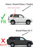 Tempered Privacy Passenger Right Side Rear Vent Window Vent Glass Compatible with Suzuki Grand Vitara/Vitara Chevrolet Tracker 1999-2005 Models (Not Grand Vitara XL-7)