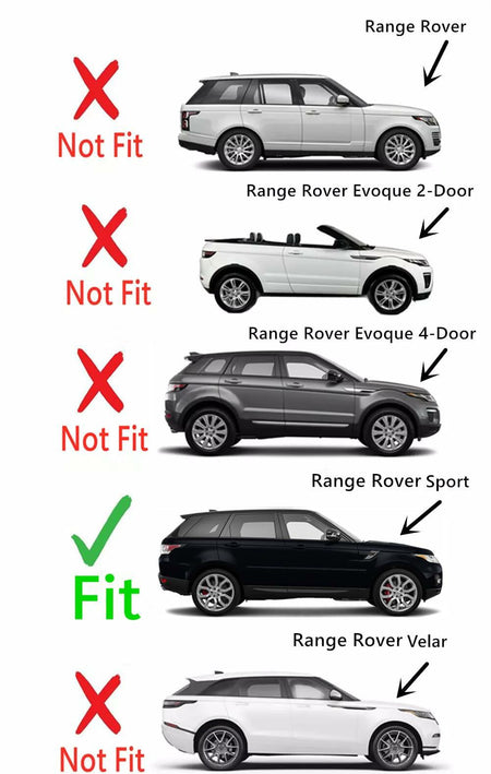 Factory Privacy Tempered Passenger Right Side Rear Door Window Glass Compatible with Range Rover Sport 2014-2022 Models