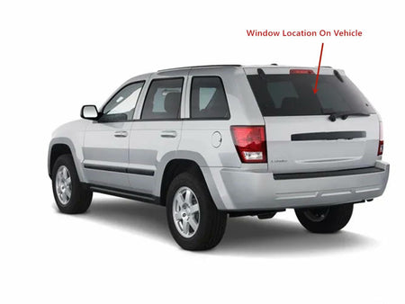 Heated Back Window Back Tailgate Glass Compatible with Jeep Grand Cherokee 2005-2010 Models