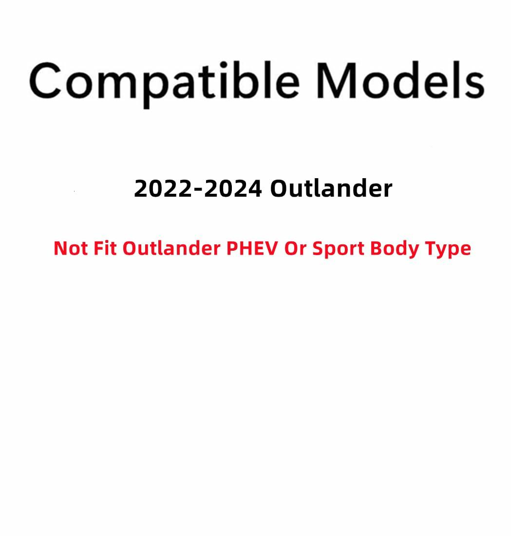 Chrome Moulding Type Driver Left Side Quarter Window Quarter Glass Compatible with Mitsubishi Outlander 2022-2024 ( Not fit Sport Body Type , PHEV Or Dark Chrome Moulding Type )