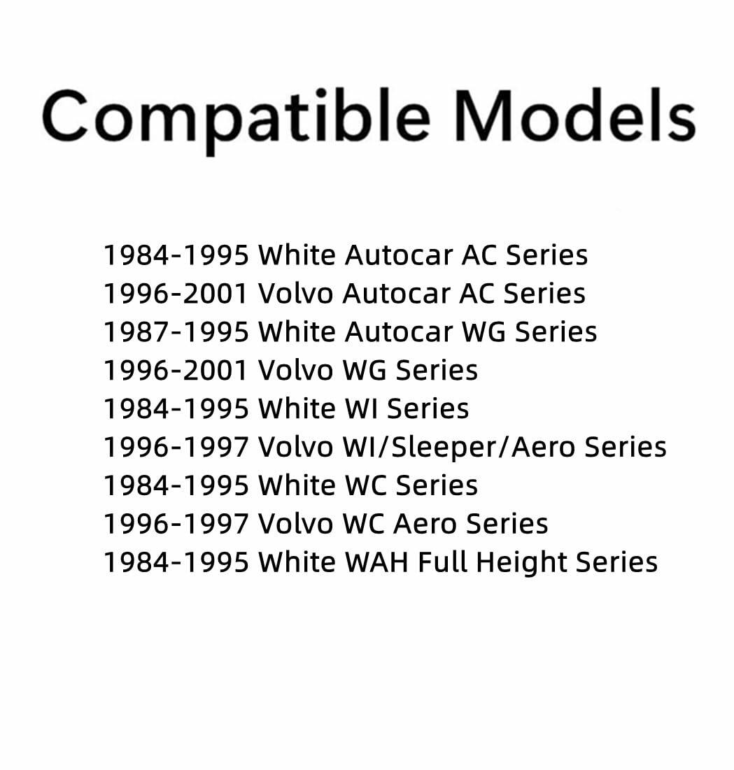 Laminated Passenger Right Side Front Windshield Window Glass Compatible with Volvo WG Autocar AC 96-01 WC Aero WI Sleeper Aero 96-97/ White WI WC WAH ITS Constructor 2 84-95 Autocar WG AC 87-95