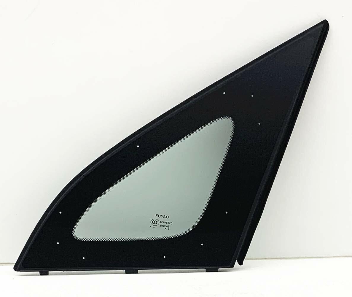 Driver Left Side Front Vent Window Vent Glass Compatible with Chevrolet City Express 2014-2018 /Nissan NV200 2013-2021 Models