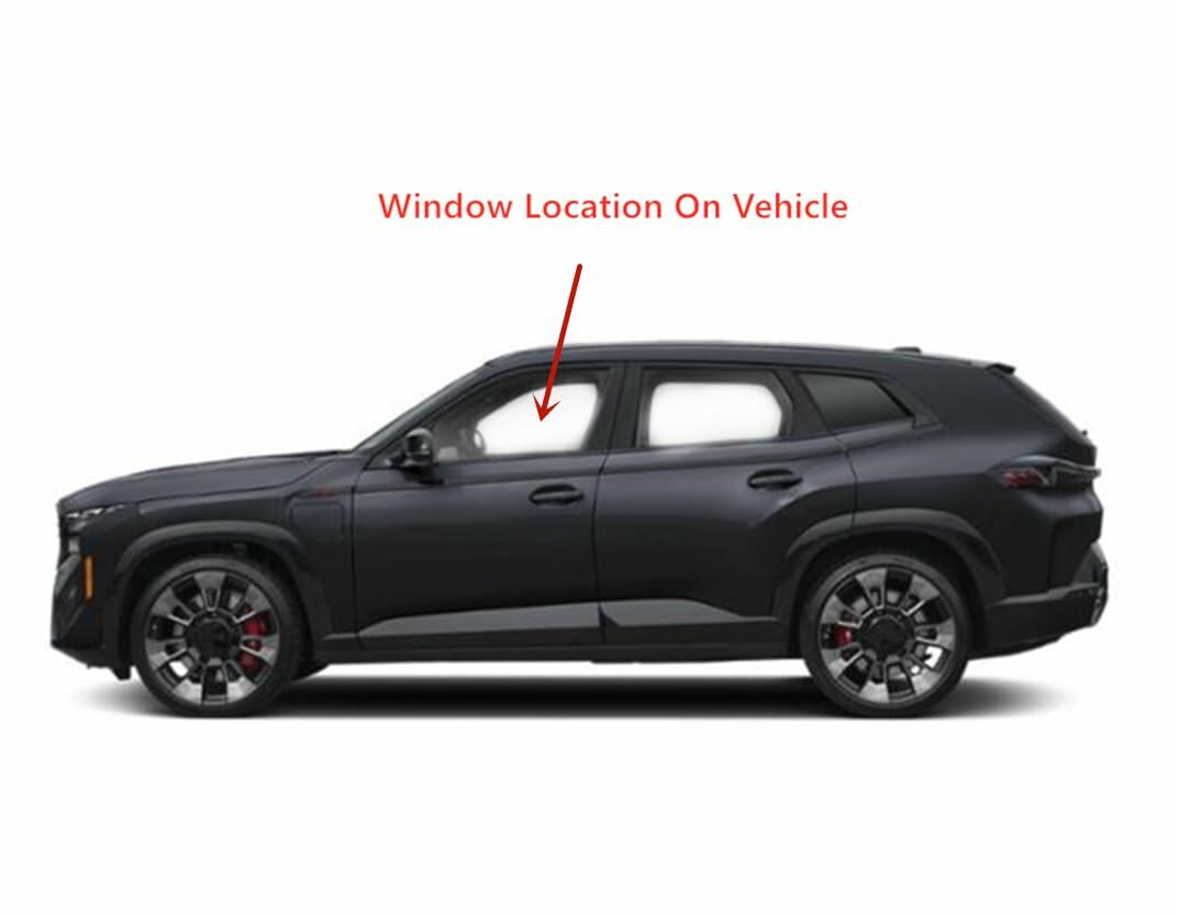 Laminated Driver Left Side Front Door Window Door Glass Compatible with BMW XM 2024-2025 Models