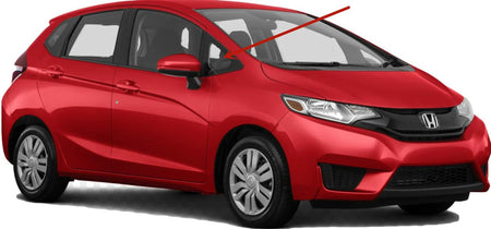 Passenger Right Side Front Vent Window Vent Glass Compatible with Honda Fit 4 Door Hatchback 2015-2020 Models