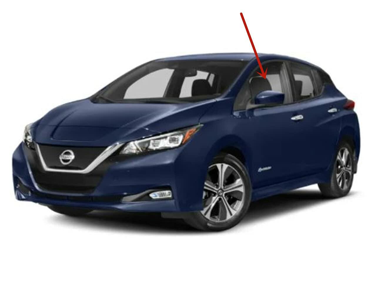 Driver Left Side Front Door Window Door Glass Compatible with Nissan Leaf 4 Door Hatchback 2018-2025 Models
