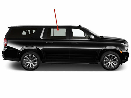 Tempered Passenger Right Side Rear Door Window Door Glass Compatible with Chevrolet Suburban / GMC Yukon XL 2021-2026 Models (Not For Yukon)