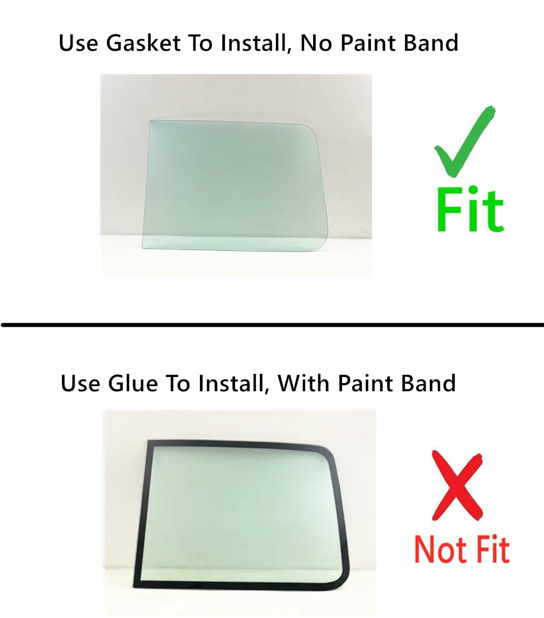 Laminated Driver Left Side Front Windshield Window Glass Compatible with Western Star Constellation Series Conventional Cab 1996-2022 Models