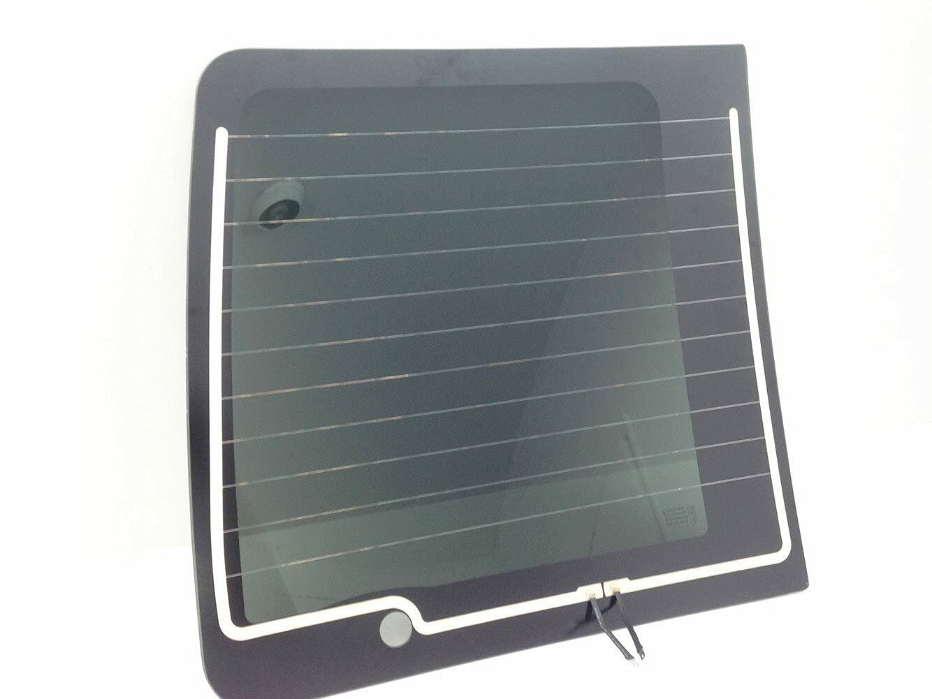 Heated Privacy Back Window Back Glass Passenger Right Side Compatible with Ford Transit Connect 2010-2013 Models