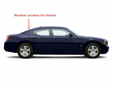 Heated Back Window Back Glass Compatible with Dodge Charger 2006-2010 Models