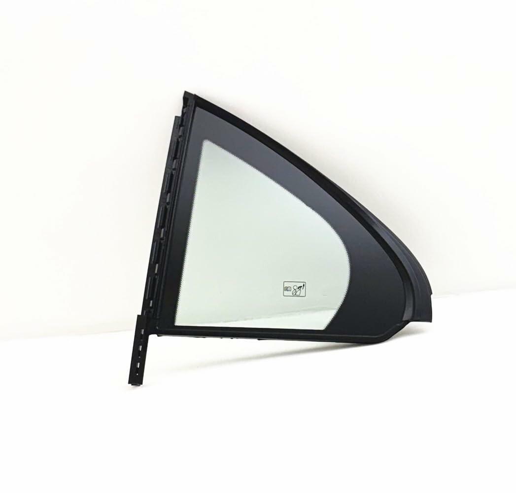 Tempered Driver Left Side Rear Vent Window Vent Glass Compatible with Mercedes Benz C300 C400 C43AMG C63AMG 4-Door Sedan 2015-2021 Models
