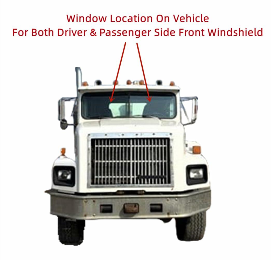 Laminated Front Windshield Window Glass Compatible with International/Navistar 4200 4300 5000 8500 9100 9200 9370 9400 Conco Eagle Paystar Transtar 1971-1999 Models (Fit Both Passenger & Driver Side)