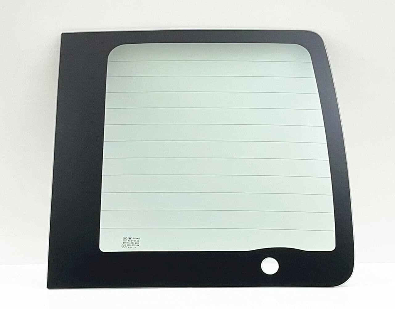 Heated Back Window Back Glass Passenger Right Side Compatible with Ford Transit Connect 2010-2013 Models