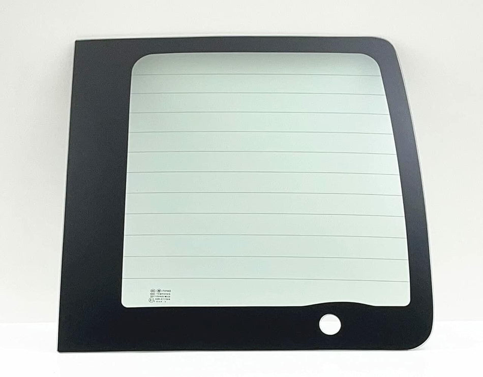 Heated Back Window Back Glass Passenger Right Side Compatible with Ford Transit Connect 2010-2013 Models