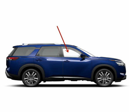 Laminated Passenger Right Side Front Door Window Door Glass Compatible with Nissan Pathfinder 2022-2025 Models