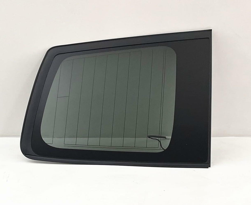 Tempered w/Antenna Passenger Right Side Quarter Window Quarter Glass Compatible with Toyota Highlander 2008-2010 Models
